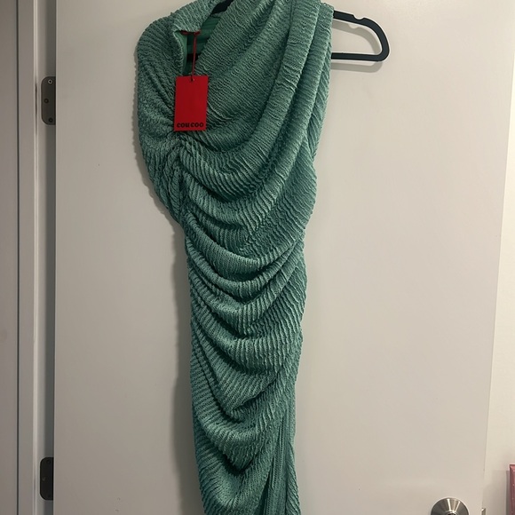 Asymmetric midi dress - Picture 2 of 2